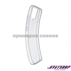 Samsung Galaxy A12 силиконов гръб cellularline -Прозрачен 0,5мм gvatshop2